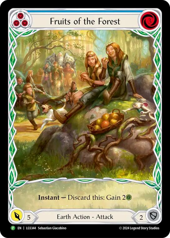 Fruits of the Forest (Blue) [LGS344] (Promo)  Rainbow Foil | The CG Realm
