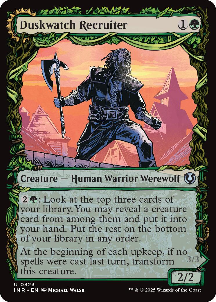 Duskwatch Recruiter // Krallenhorde Howler (Showcase) [Innistrad Remastered] | The CG Realm