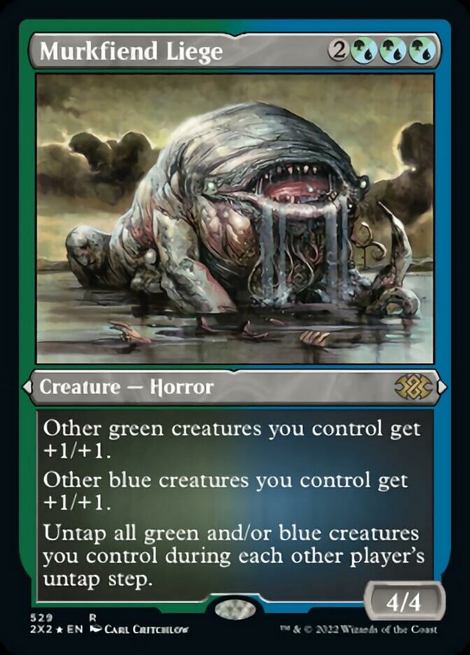 Murkfiend Liege (Foil Etched) [Double Masters 2022] | The CG Realm