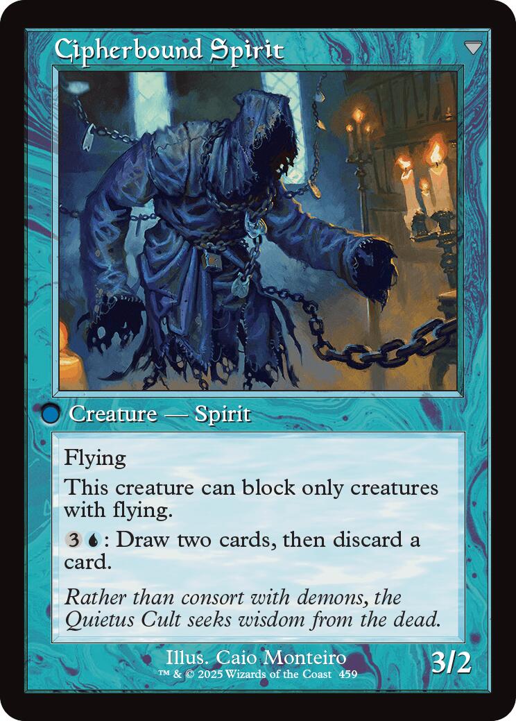 Soulcipher Board // Cipherbound Spirit (Retro Frame) [Innistrad Remastered] | The CG Realm