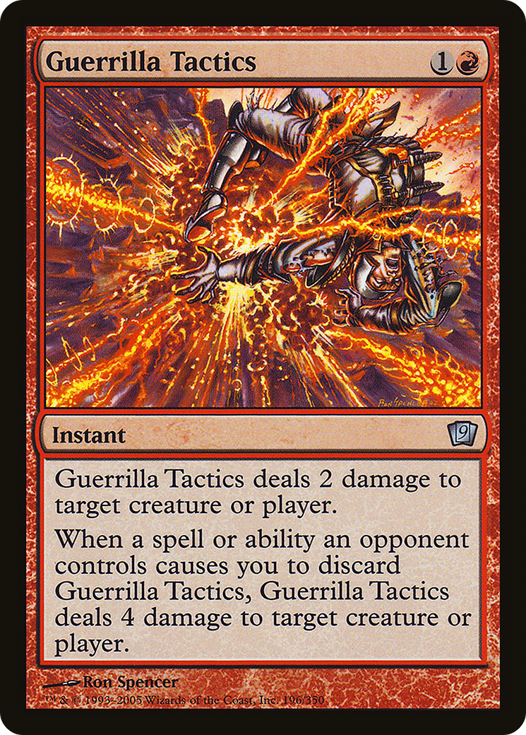 Guerrilla Tactics (9ED-196) - 9th Edition