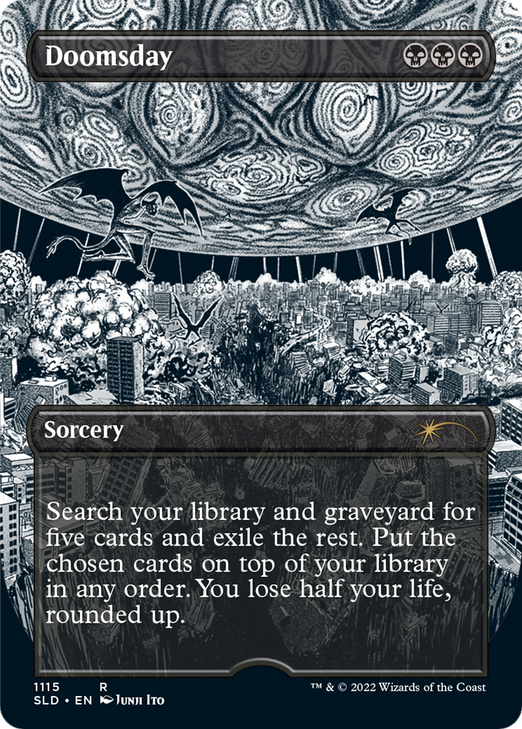 Doomsday (Borderless) (SLD-1115) - Secret Lair Drop Etched Foil