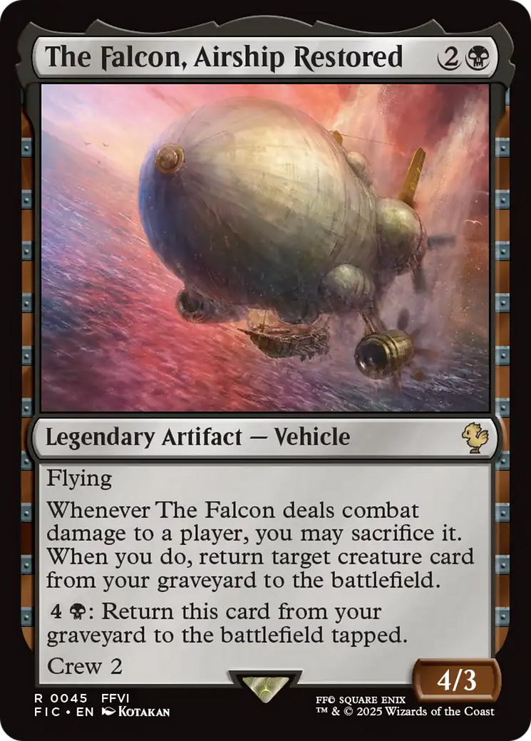 The Falcon, Airship Restored [FINAL FANTASY Commander] | The CG Realm