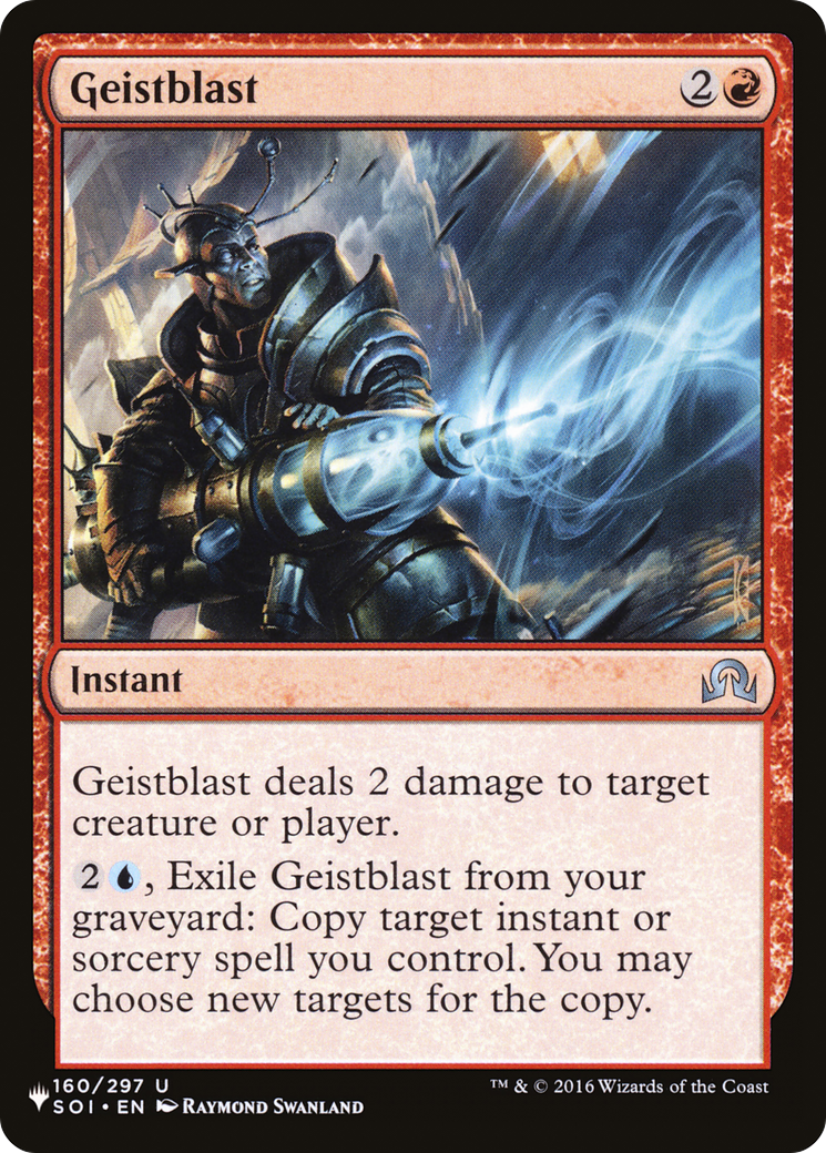 Geistblast [The List] | The CG Realm