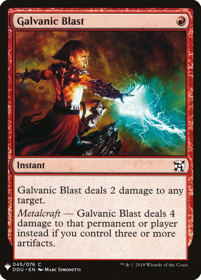 Galvanic Blast [Mystery Booster] | The CG Realm