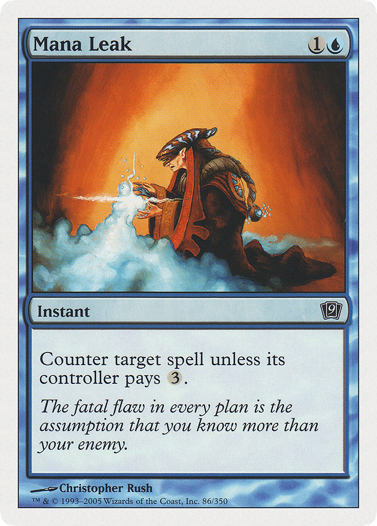 Mana Leak (9ED-086) - 9th Edition