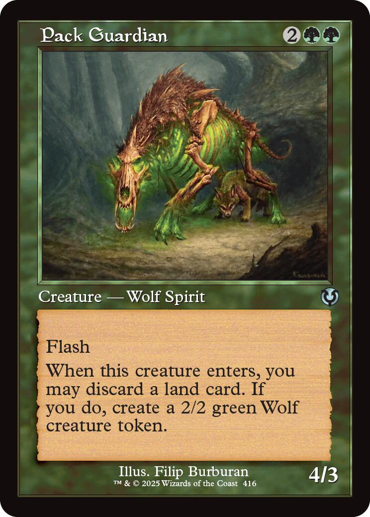 Pack Guardian (Retro Frame) [Innistrad Remastered] | The CG Realm