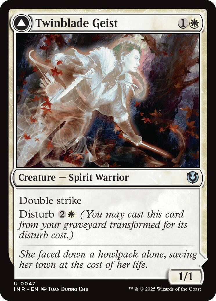 Twinblade Geist // Twinblade Invocation [Innistrad Remastered] | The CG Realm