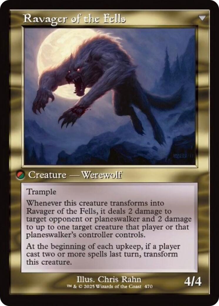 Huntmaster of the Fells // Ravager of the Fells (Retro Frame) [Innistrad Remastered] | The CG Realm