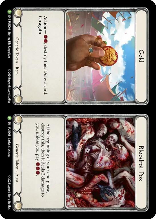 Cracker Bauble // Gold and Bloodrot Pox [LGS360-FUN003] (Promo) | The CG Realm