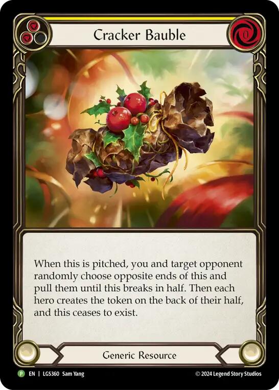 Cracker Bauble // Silver and Vigor [LGS360-FUN006] (Promo) | The CG Realm