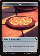 Monk // Clue (0017) Double-Sided Token [Avatar: The Last Airbender Tokens] | The CG Realm