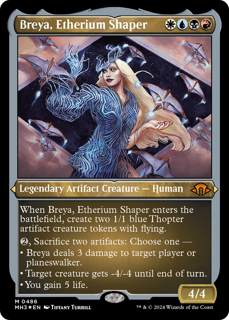 Breya, Etherium Shaper (Foil Etched) (MH3-486) - Modern Horizons 3 Foil