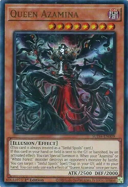 Queen Azamina [SUDA-EN009] Ultra Rare | The CG Realm