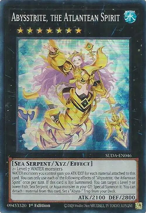 Abysstrite, the Atlantean Spirit [SUDA-EN046] Super Rare | The CG Realm