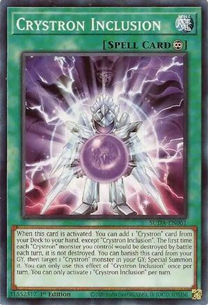 Crystron Inclusion (SUDA-EN061) - Supreme Darkness 1st Edition