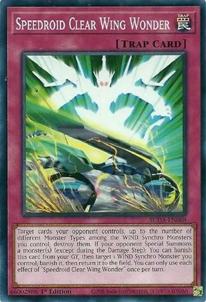 Speedroid Clear Wing Wonder (SUDA-EN068) - Supreme Darkness 1st Edition