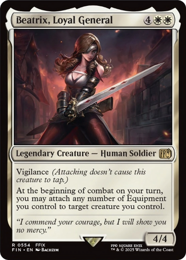 Beatrix, Loyal General [FINAL FANTASY] | The CG Realm