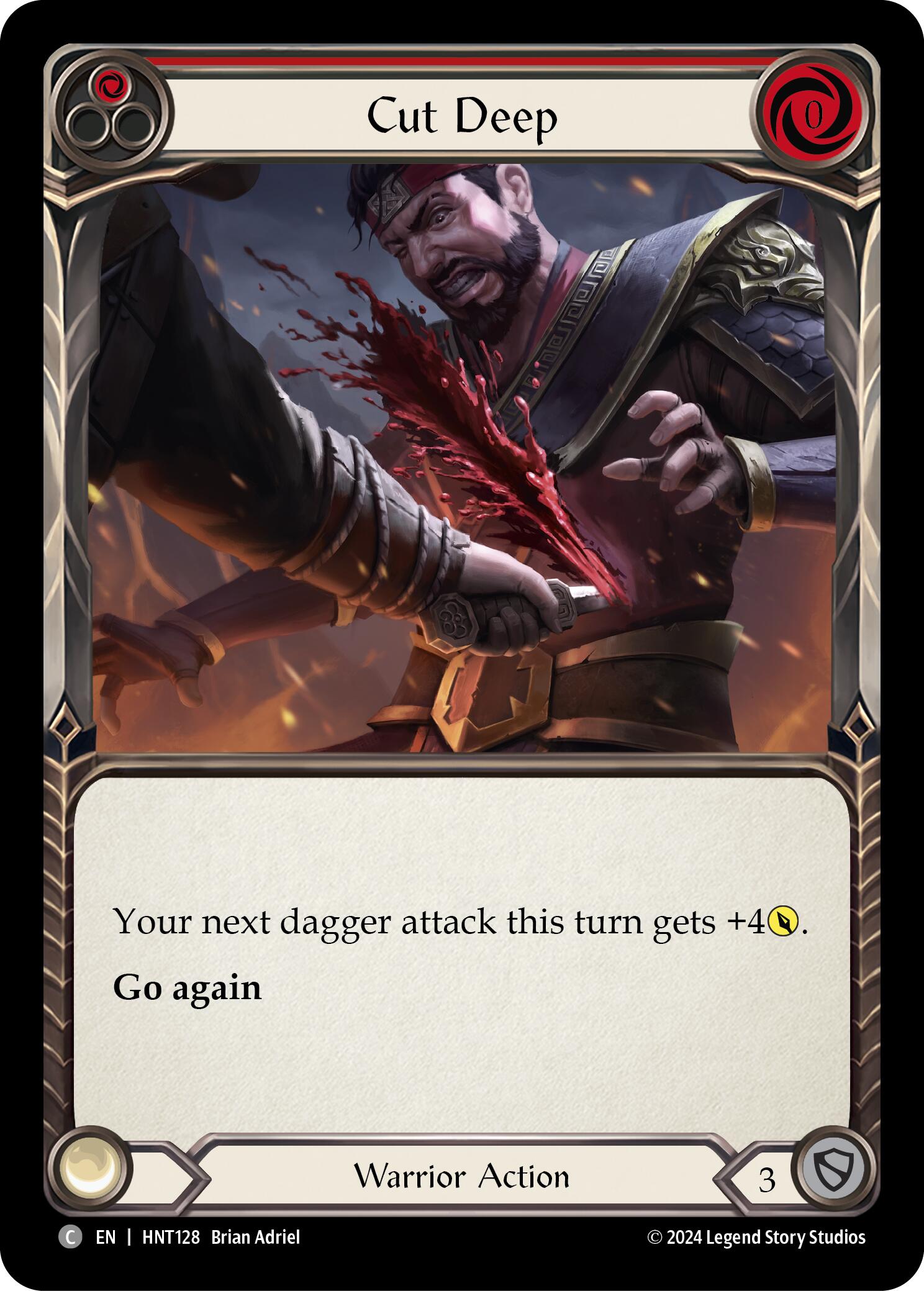Cut Deep (Red) [HNT128] (The Hunted)  Rainbow Foil | The CG Realm