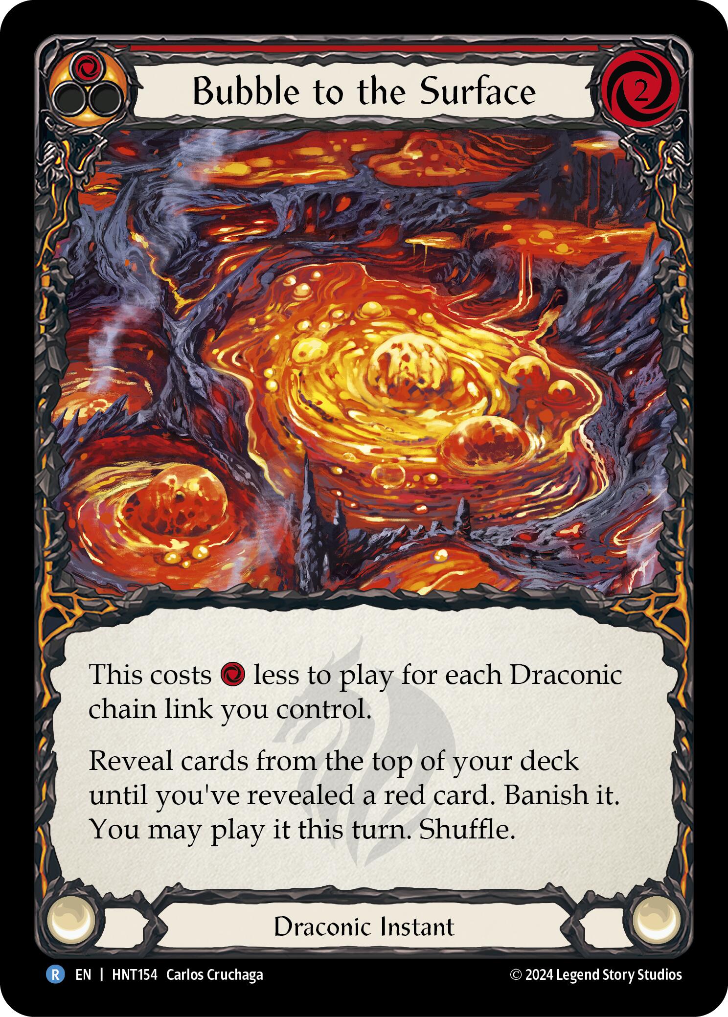 Bubble to the Surface (Red) [HNT154] (The Hunted) | The CG Realm