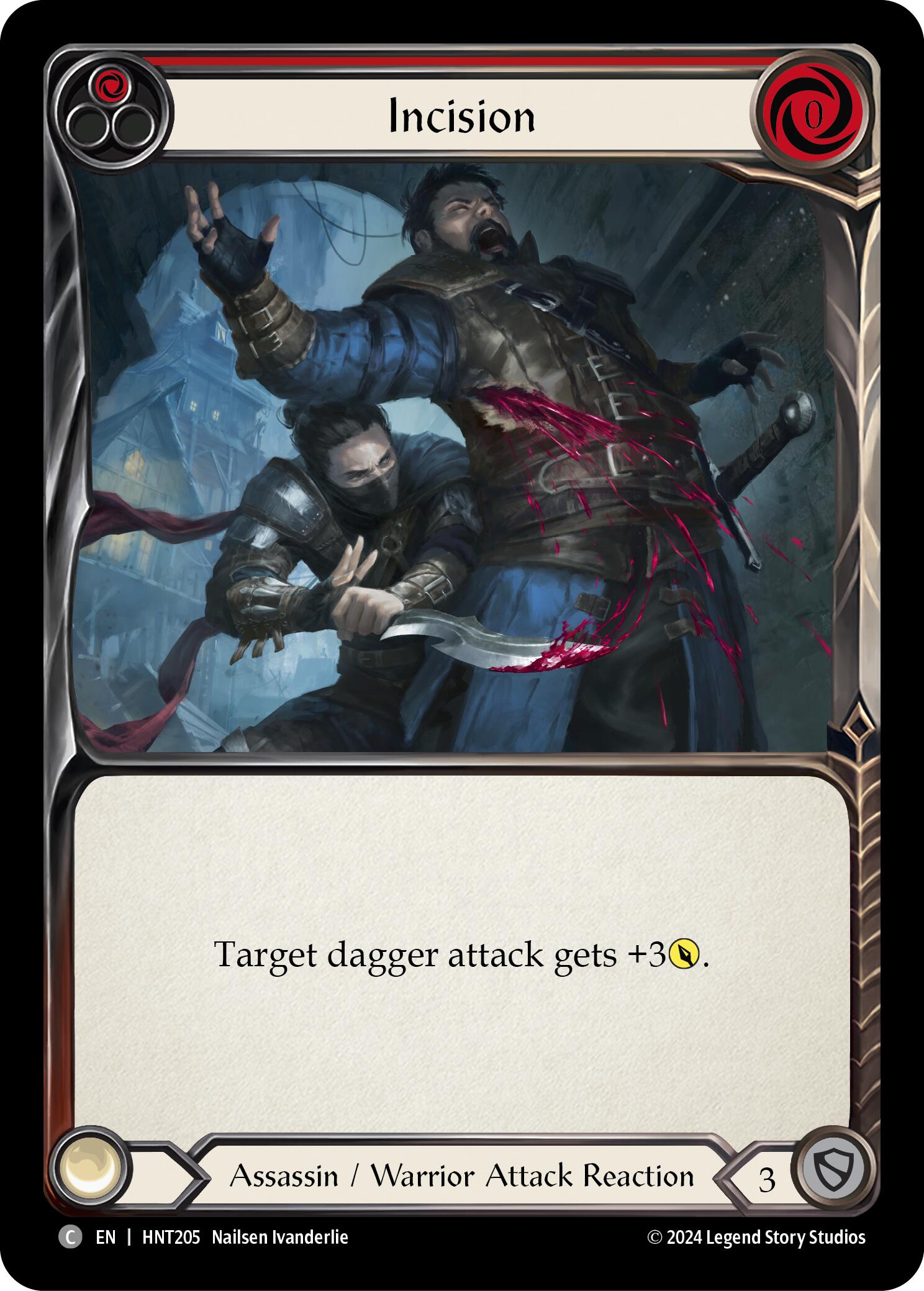 Incision (Red) [HNT205] (The Hunted) | The CG Realm