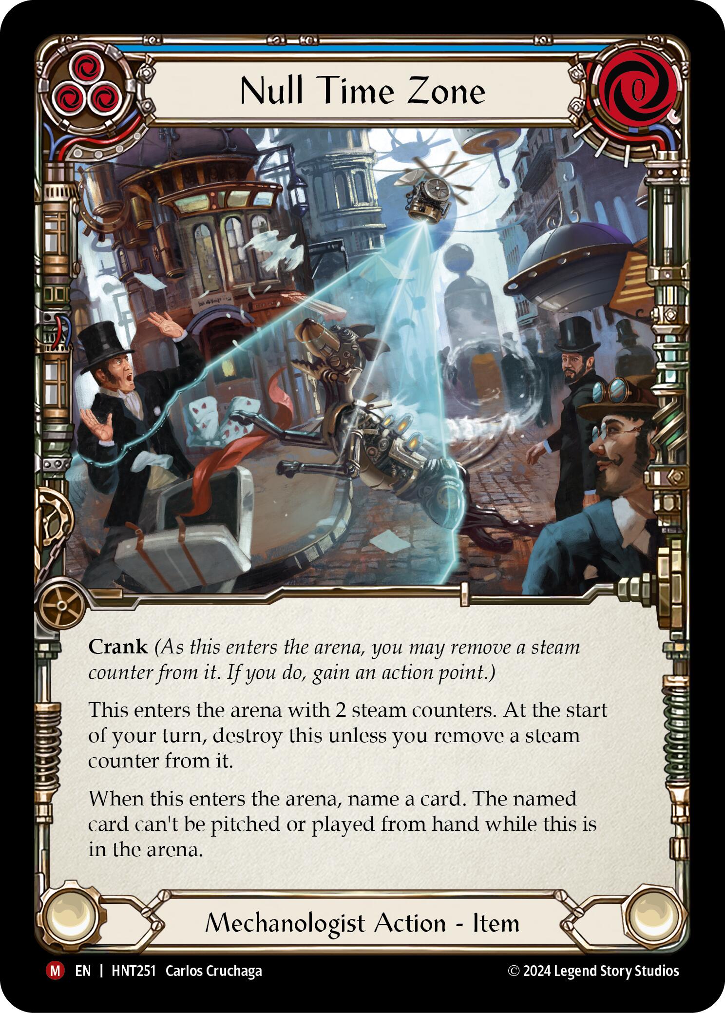 Null Time Zone [HNT251] (The Hunted)  Cold Foil | The CG Realm