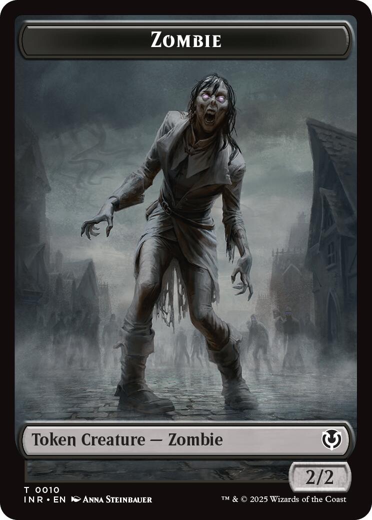 Zombie (0010) // Blood Double-Sided Token (INR-10 // 21) - Innistrad Remastered