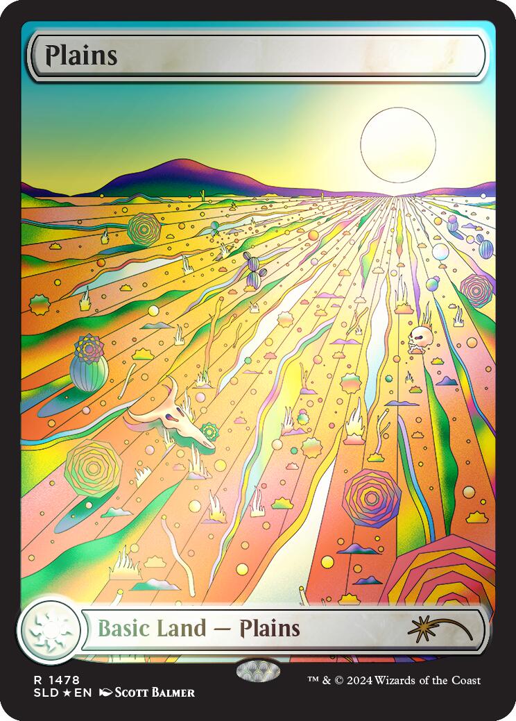 Plains (1478) (Rainbow Foil) [Secret Lair Drop Series] | The CG Realm