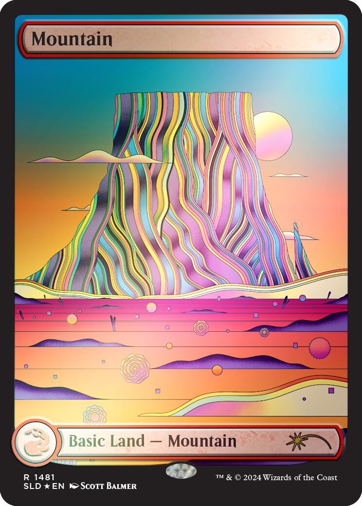 Mountain (1481) (Rainbow Foil) [Secret Lair Drop Series] | The CG Realm