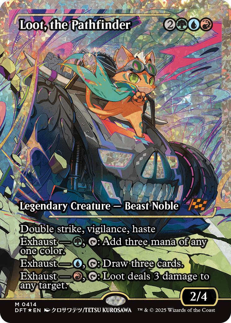 Loot, the Pathfinder (Showcase Fracture Foil) (Japanese) [Aetherdrift] | The CG Realm