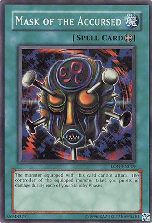Mask of the Accursed [LON-EN019] Super Rare