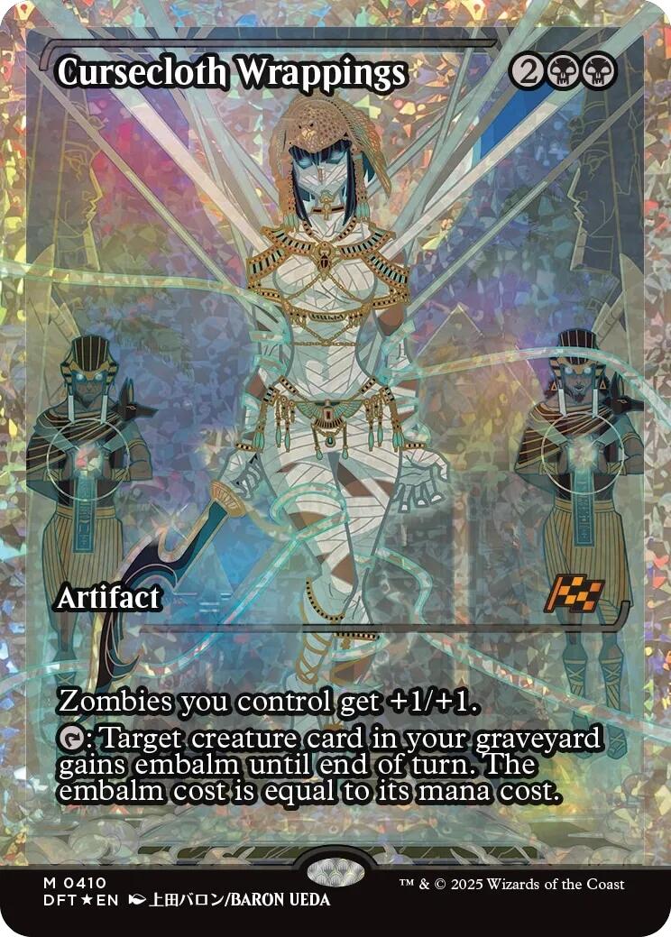 Cursecloth Wrappings (Showcase Fracture Foil) (Japanese) [Aetherdrift] | The CG Realm