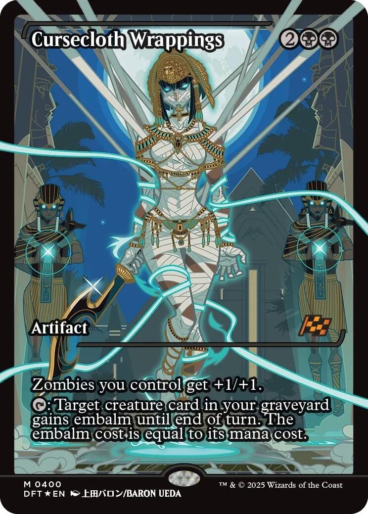 Cursecloth Wrappings (Showcase) (Japanese) [Aetherdrift] | The CG Realm