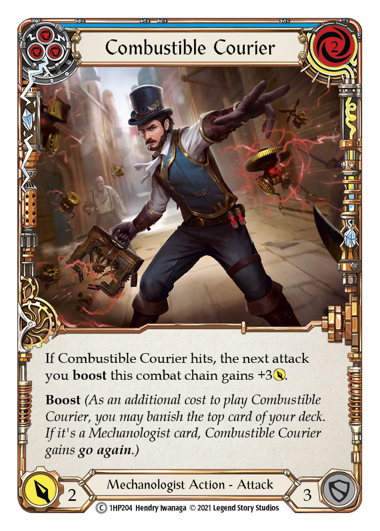 Combustible Courier (Blue) [1HP204] (History Pack 1) | The CG Realm