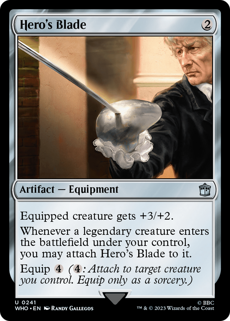 Hero's Blade [Doctor Who] | The CG Realm