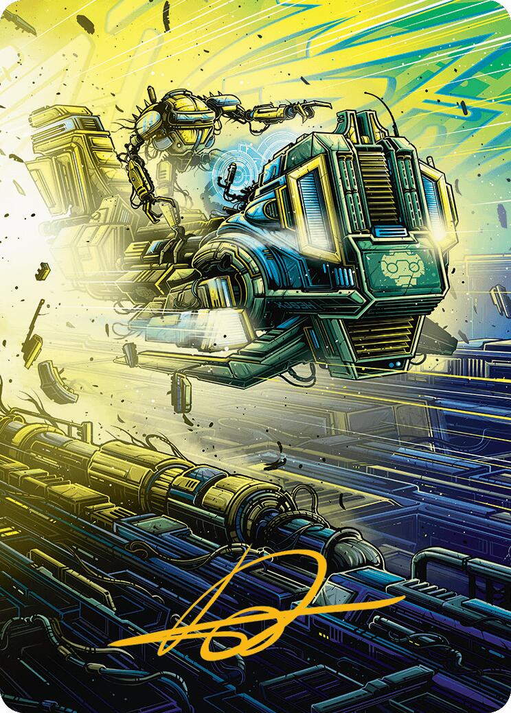 Guidelight Pathmaker Art Card (Gold-Stamped Signature) [Aetherdrift Art Series] | The CG Realm