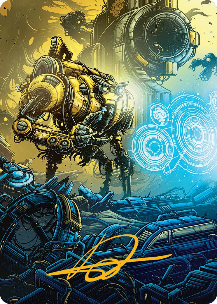 Mendicant Core, Guidelight Art Card (1/54) (Gold-Stamped Signature) [Aetherdrift Art Series] | The CG Realm