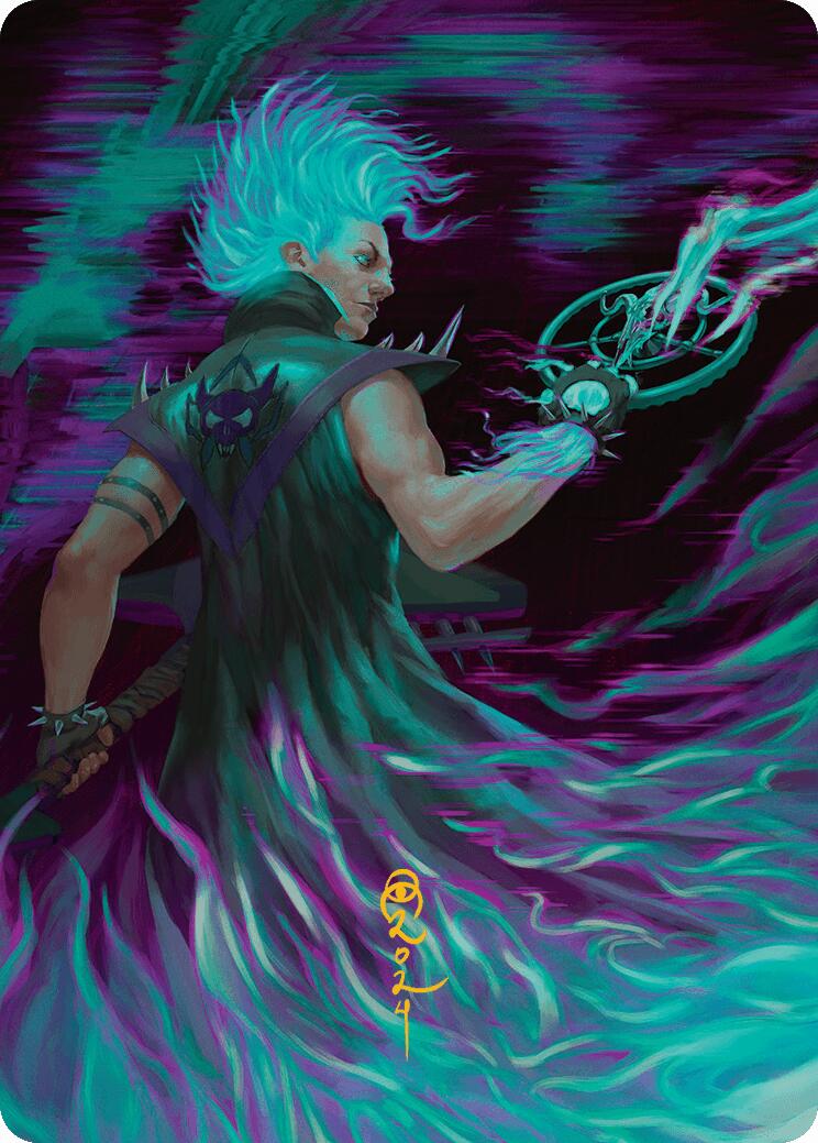 Winter, Cursed Rider Art Card (Gold-Stamped Signature) [Aetherdrift Art Series] | The CG Realm