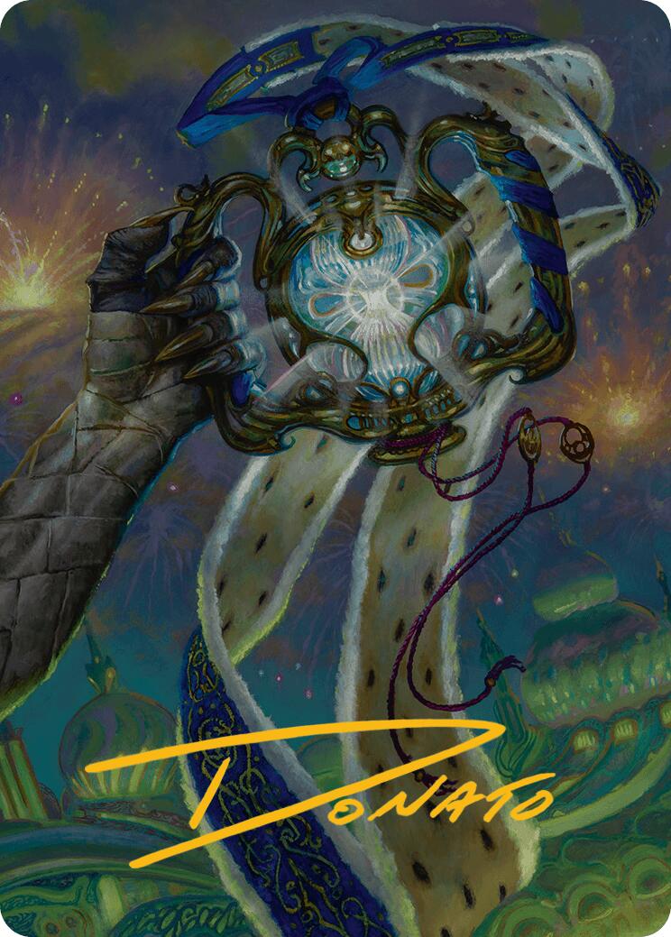 The Aetherspark Art Card (Gold-Stamped Signature) [Aetherdrift Art Series] | The CG Realm