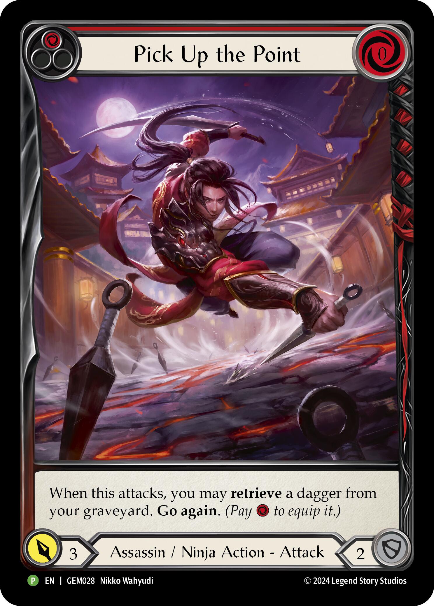 Pick Up the Point (Red) [GEM028] (GEM Pack 1)  Rainbow Foil | The CG Realm