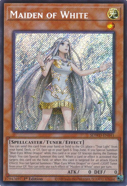 Maiden of White (Secret Rare) [SDWD-EN041] Secret Rare | The CG Realm