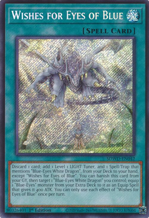 Wishes for Eyes of Blue (Secret Rare) [SDWD-EN042] Secret Rare | The CG Realm