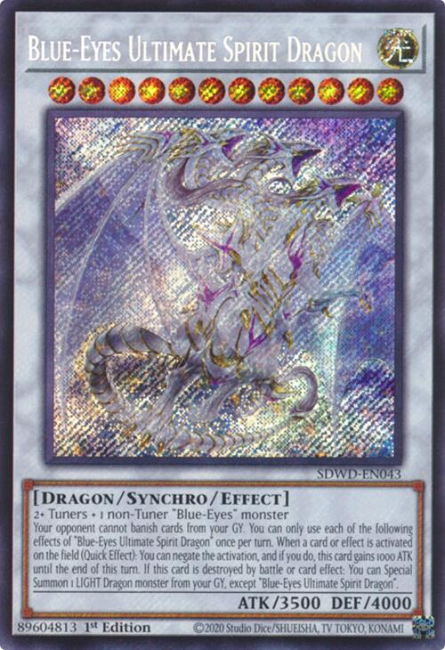 Blue-Eyes Ultimate Spirit Dragon (Secret Rare) [SDWD-EN043] Secret Rare | The CG Realm