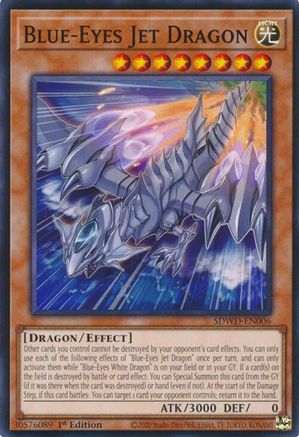 Blue-Eyes Jet Dragon (SDWD-EN006) - Structure Deck: Blue-Eyes White Destiny 1st Edition