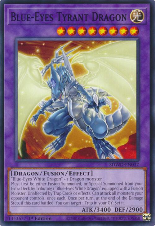 Blue-Eyes Tyrant Dragon [SDWD-EN037] Common | The CG Realm