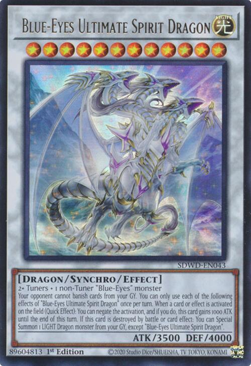 Blue-Eyes Ultimate Spirit Dragon [SDWD-EN043] Ultra Rare | The CG Realm
