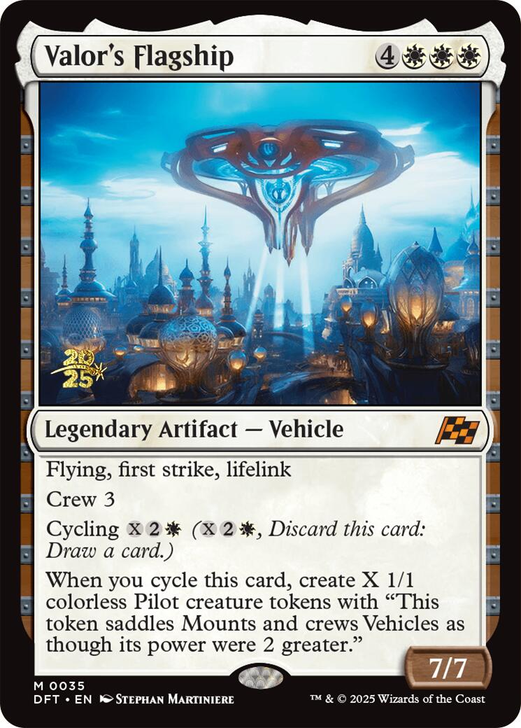 Valor's Flagship [Aetherdrift Prerelease Promos] | The CG Realm