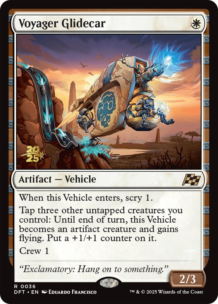 Voyager Glidecar [Aetherdrift Prerelease Promos] | The CG Realm