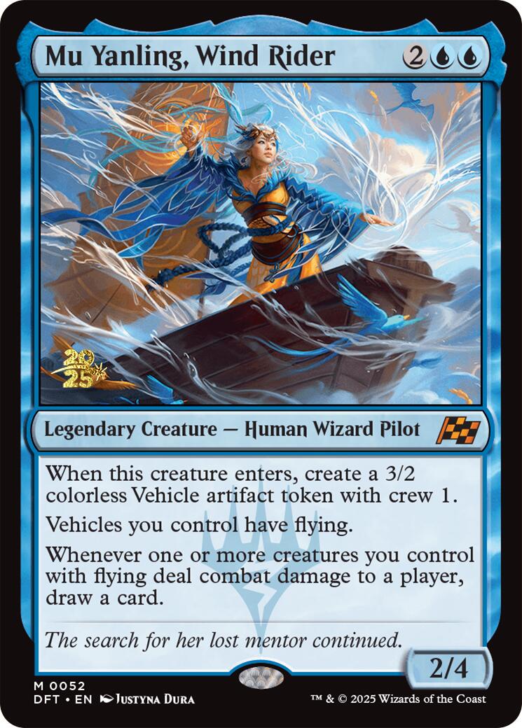 Mu Yanling, Wind Rider [Aetherdrift Prerelease Promos] | The CG Realm