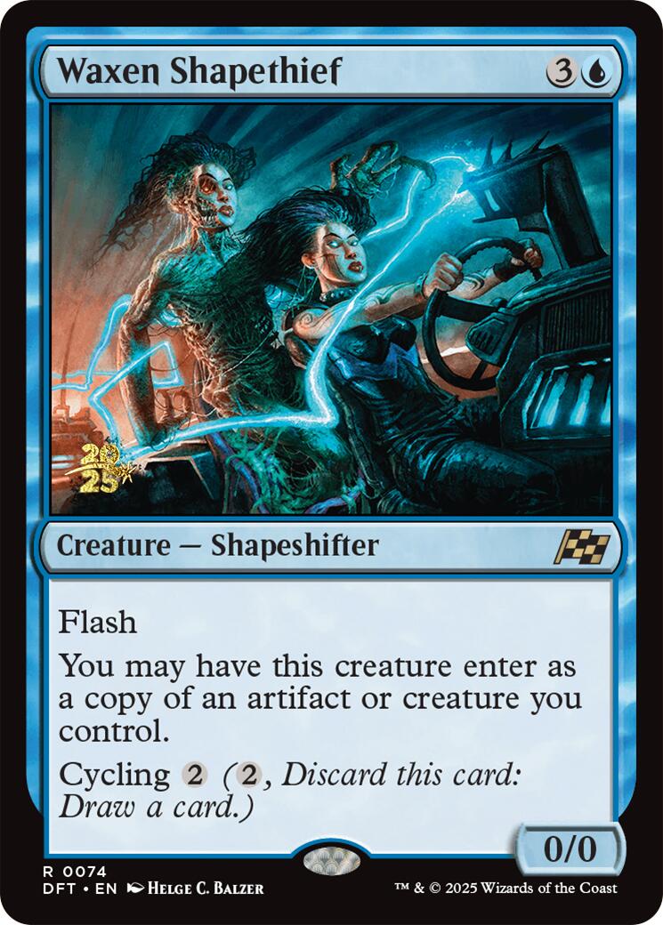 Waxen Shapethief [Aetherdrift Prerelease Promos] | The CG Realm